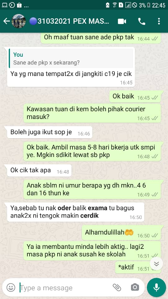 Umur 4, 6 dan 16 tahun